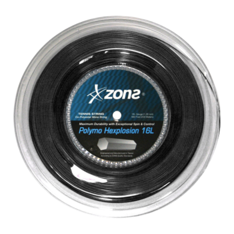 Rollo de cuerda Zons Hexplosion 1.28 Negro